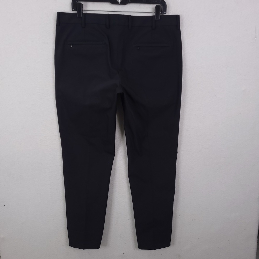 PT Torino Epsilon Pants Trousers Mens 52  Blue Stretch Tech Flat Front  36x29